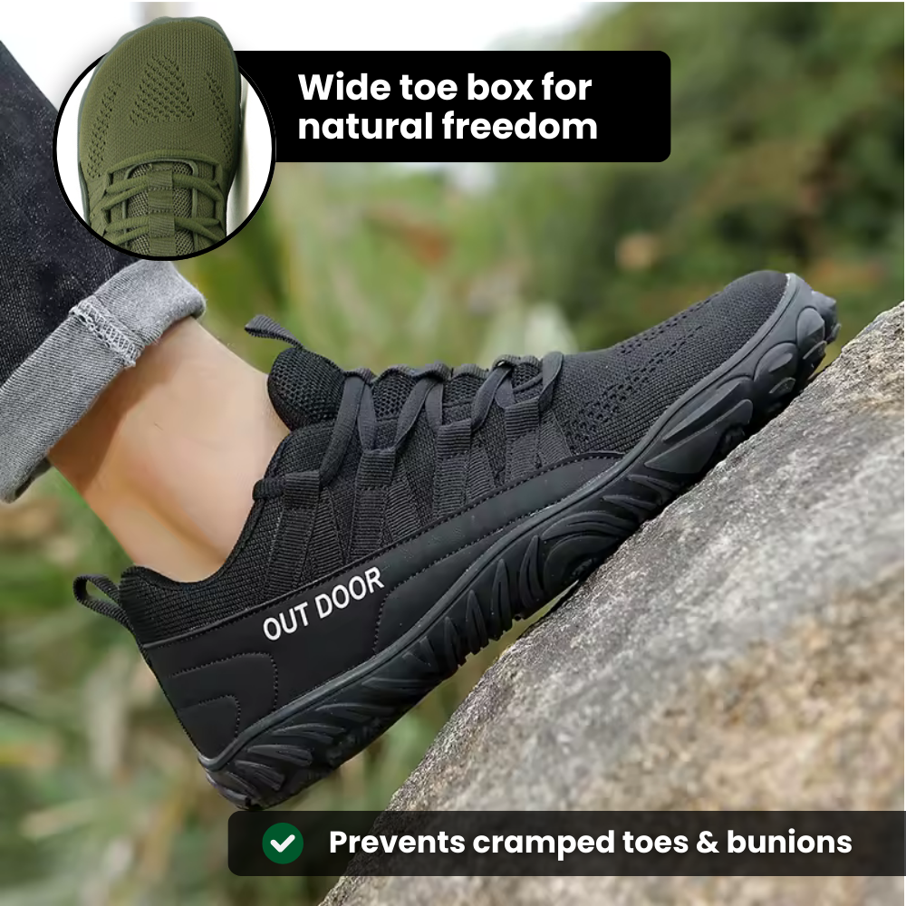 Pathway – Barfotaskor för utomhusbruk för bred komfort och hälsosam hållning (unisex)