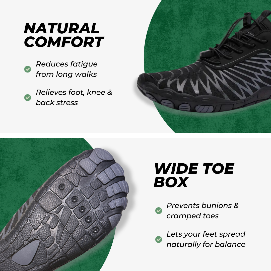 Nordic Flow – Naturliga barfotaskor för smärtfri gång och hållning (unisex)