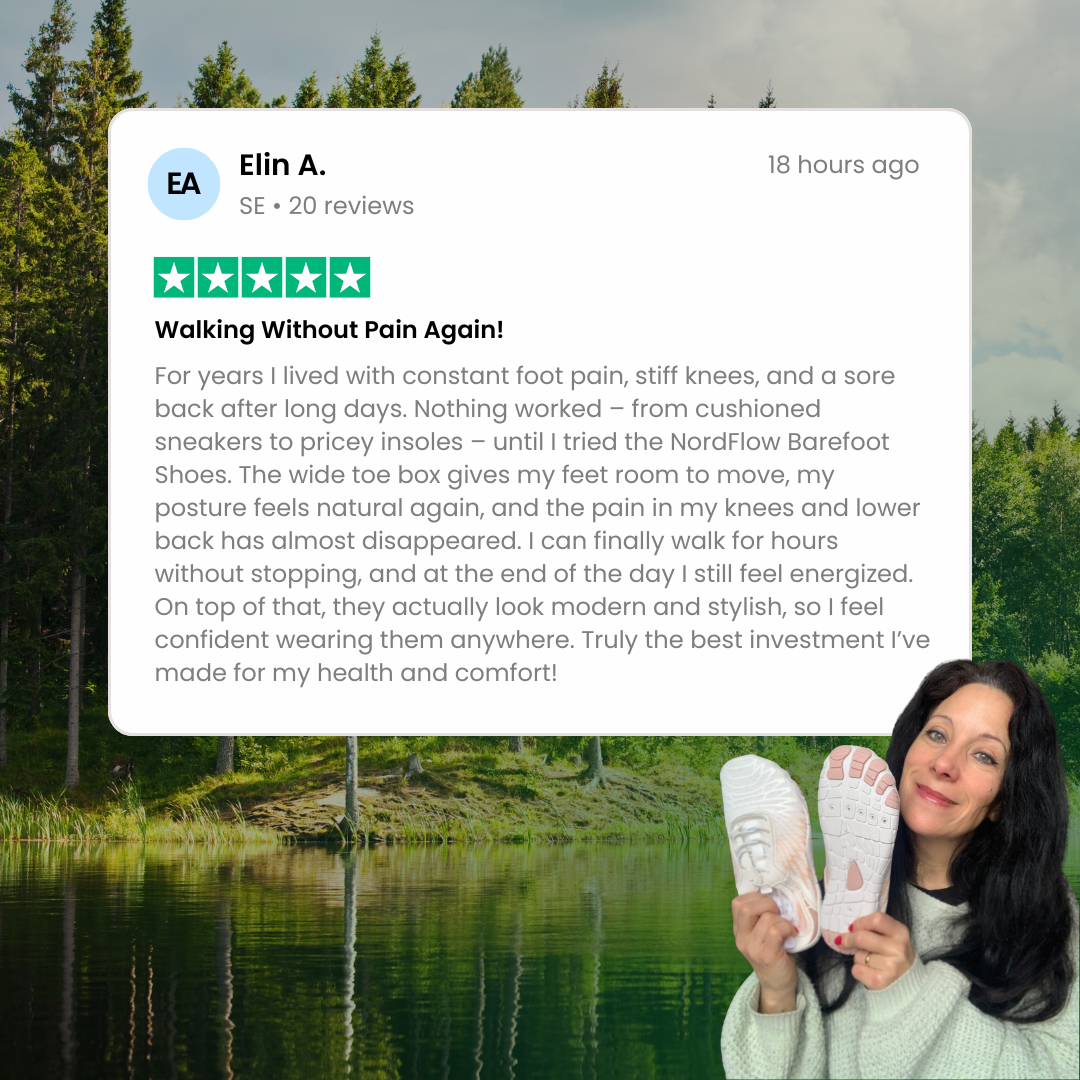 Nordic Flow – Naturliga barfotaskor för smärtfri gång och hållning (unisex)