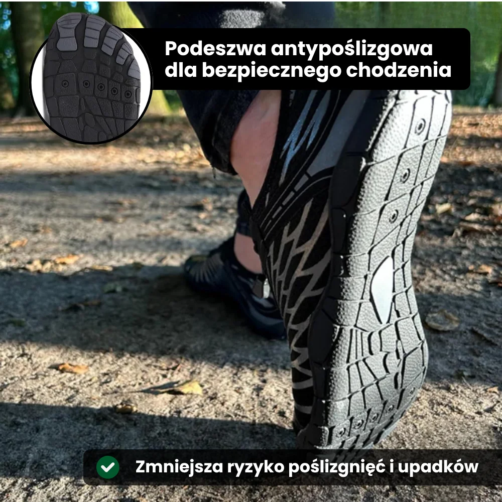 Nordic Flow – Naturalne buty do chodzenia boso, zapewniające bezbolesne chodzenie i prawidłową postawę (unisex)