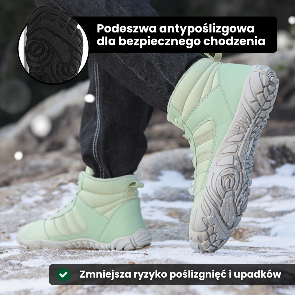 Glacier – zimowe buty Barefoot zapewniające ciepło i stabilność (unisex)