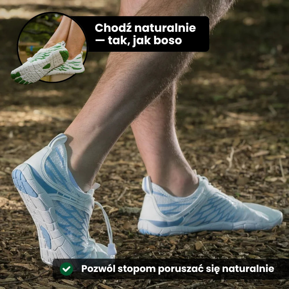 Nordic Flow – Naturalne buty do chodzenia boso, zapewniające bezbolesne chodzenie i prawidłową postawę (unisex)