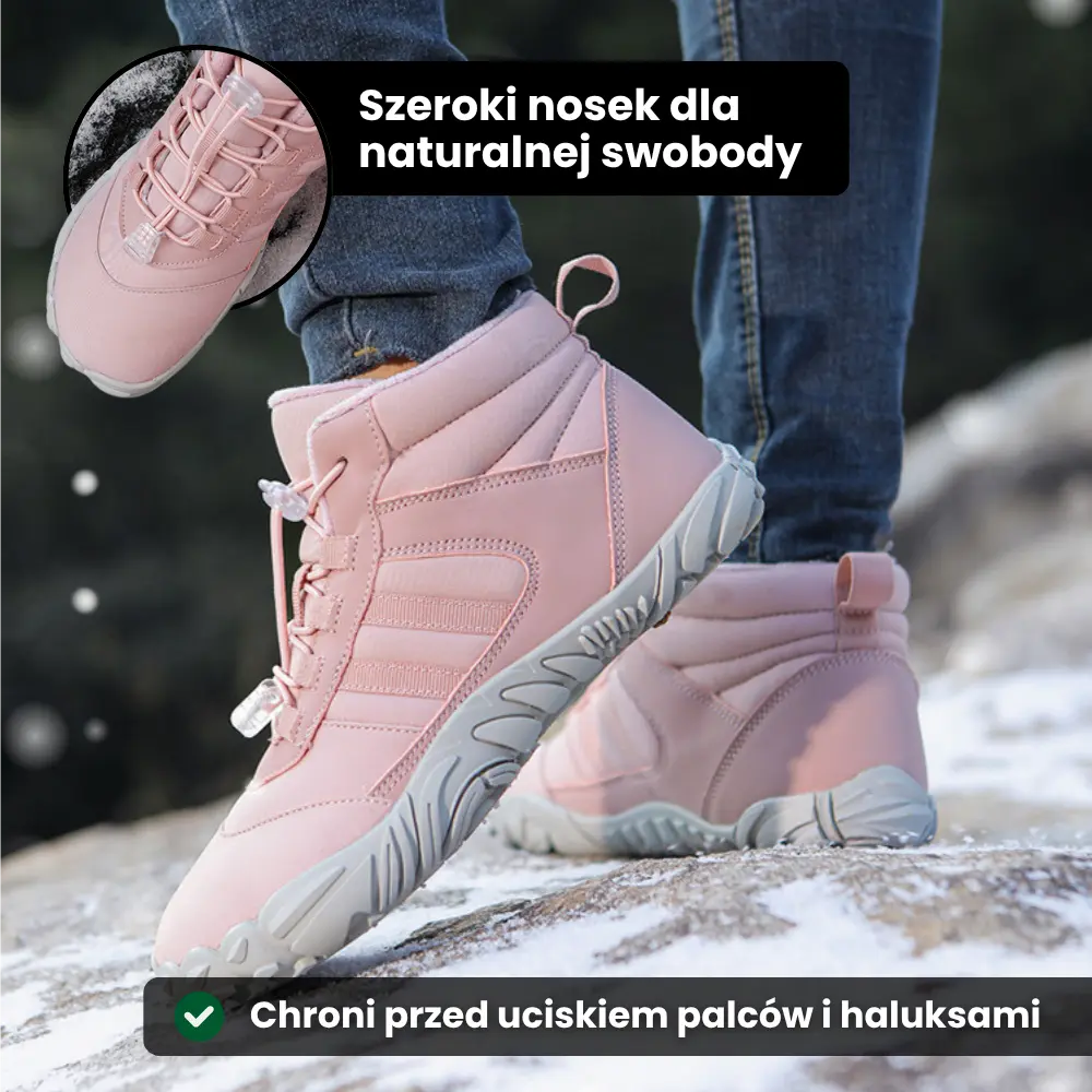 Glacier – zimowe buty Barefoot zapewniające ciepło i stabilność (unisex)