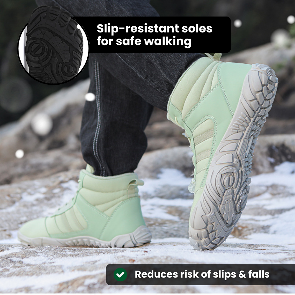 Glacier – Barfota vinterskor för värme och stabilitet (unisex)