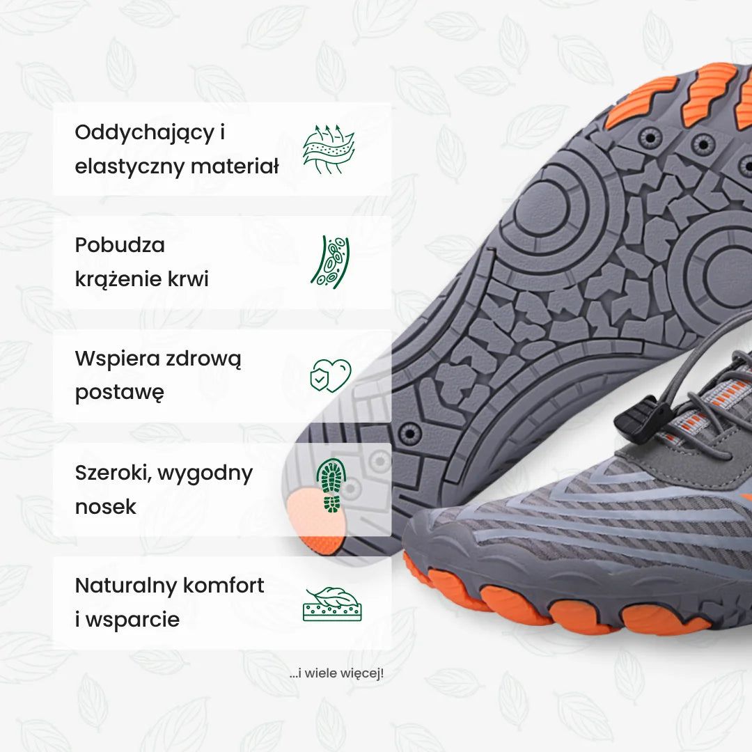 Core Step – buty barefoot zapewniające siłę i codzienną stabilność (unisex)