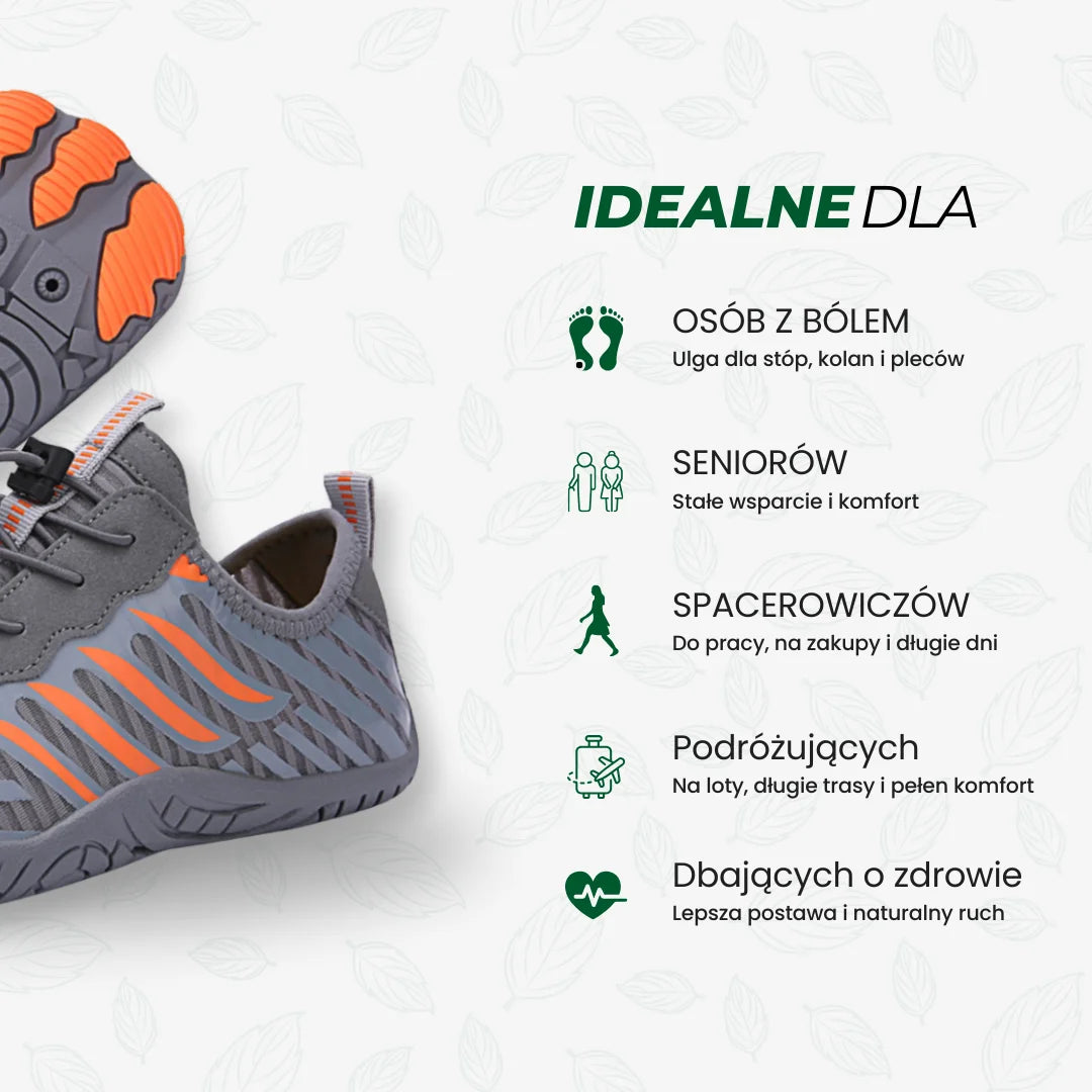 Core Step – buty barefoot zapewniające siłę i codzienną stabilność (unisex)