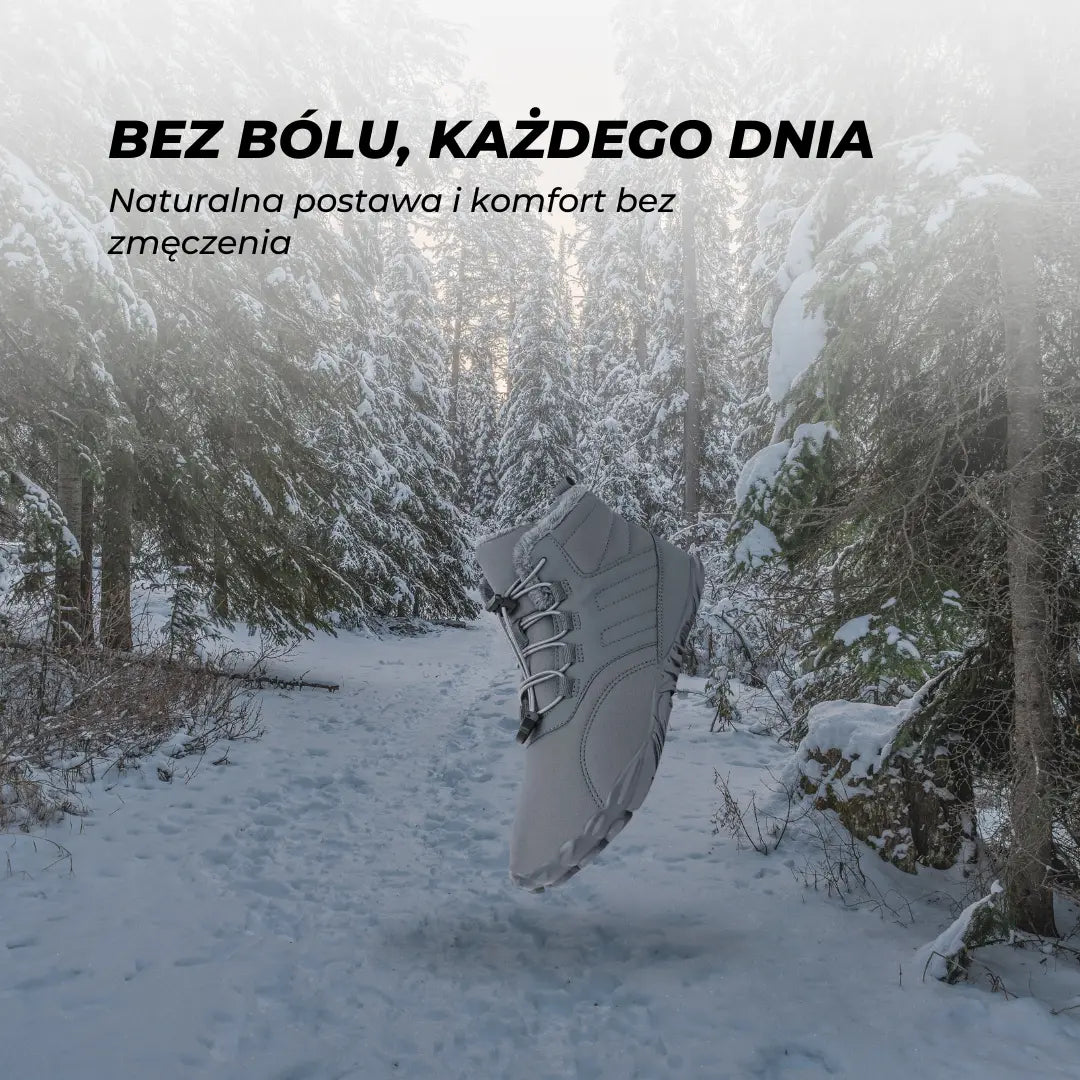 Glacier – zimowe buty Barefoot zapewniające ciepło i stabilność (unisex)