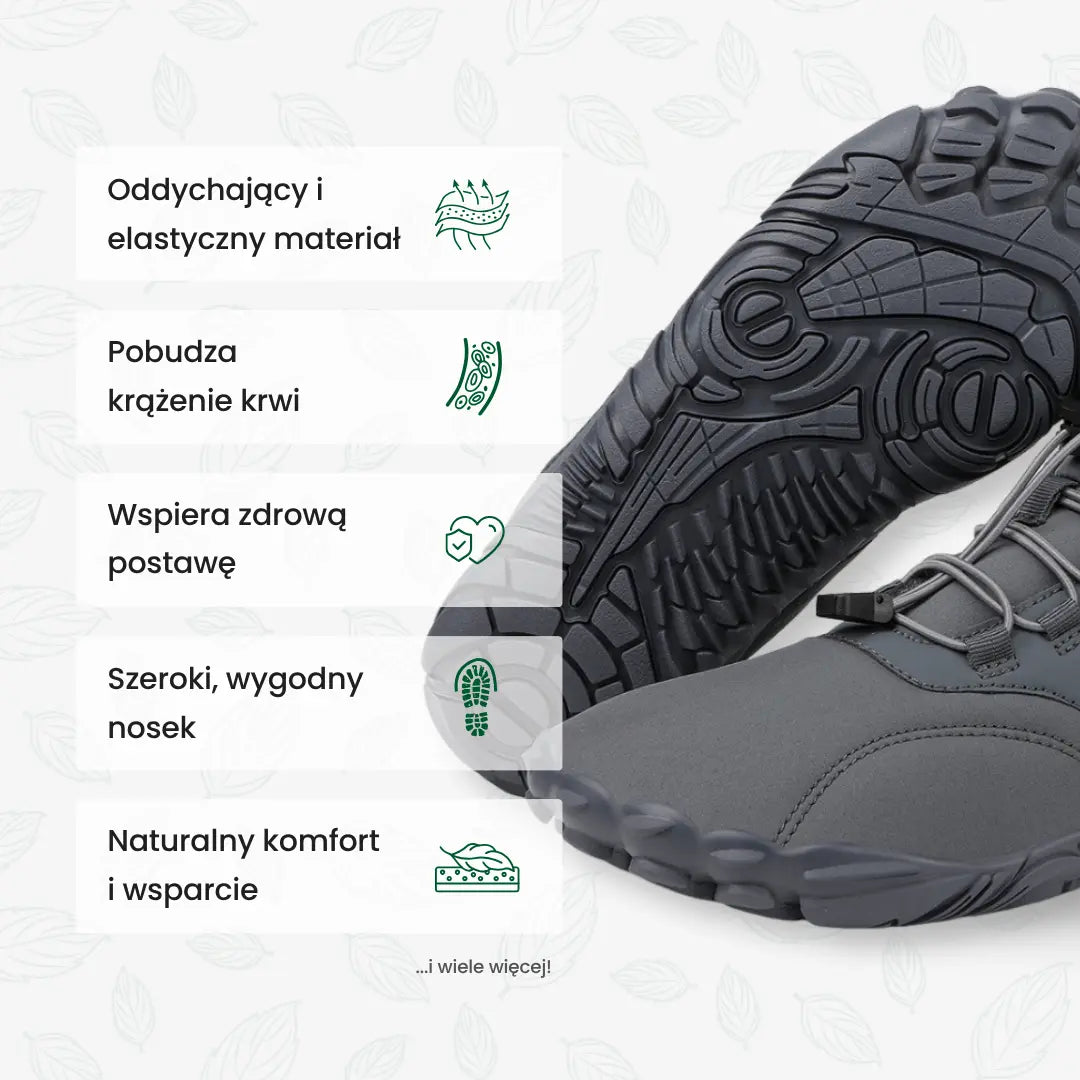 Glacier – zimowe buty Barefoot zapewniające ciepło i stabilność (unisex)