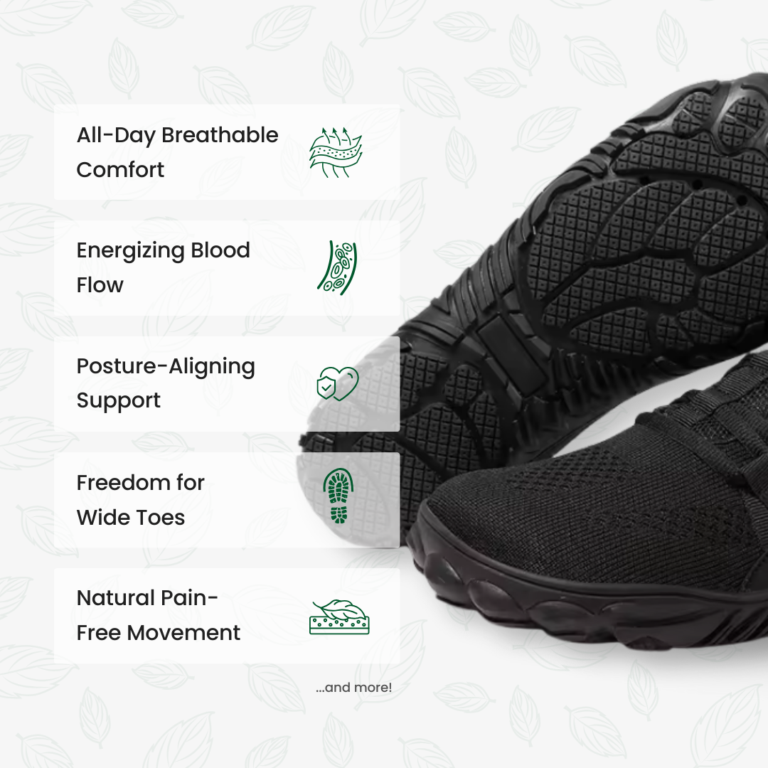Pathway – Barfotaskor för utomhusbruk för bred komfort och hälsosam hållning (unisex)