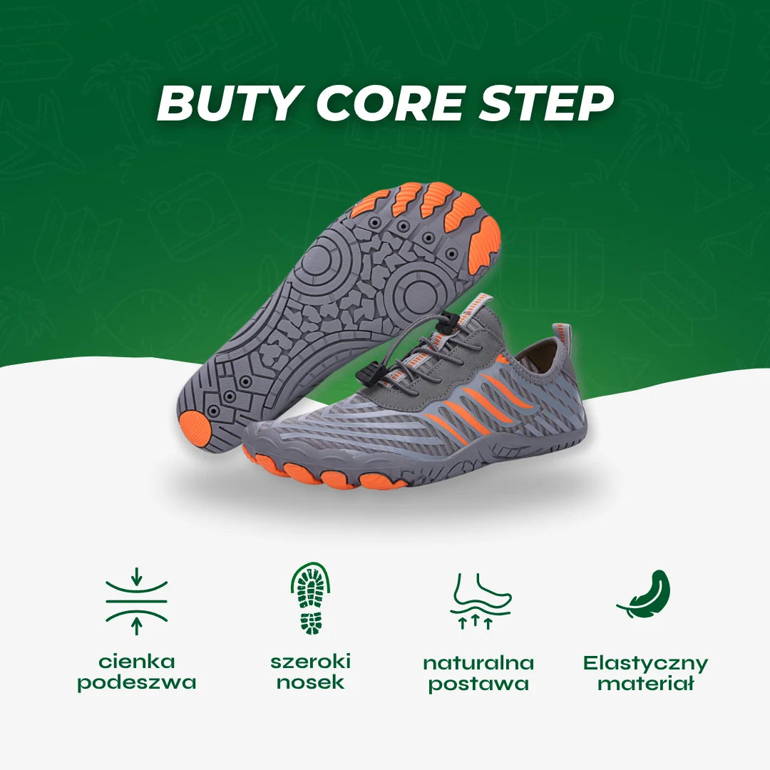 Core Step – buty barefoot zapewniające siłę i codzienną stabilność (unisex)