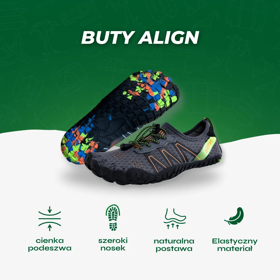 Align – buty barefoot dla lepszej postawy i wygody przez cały dzień (unisex)