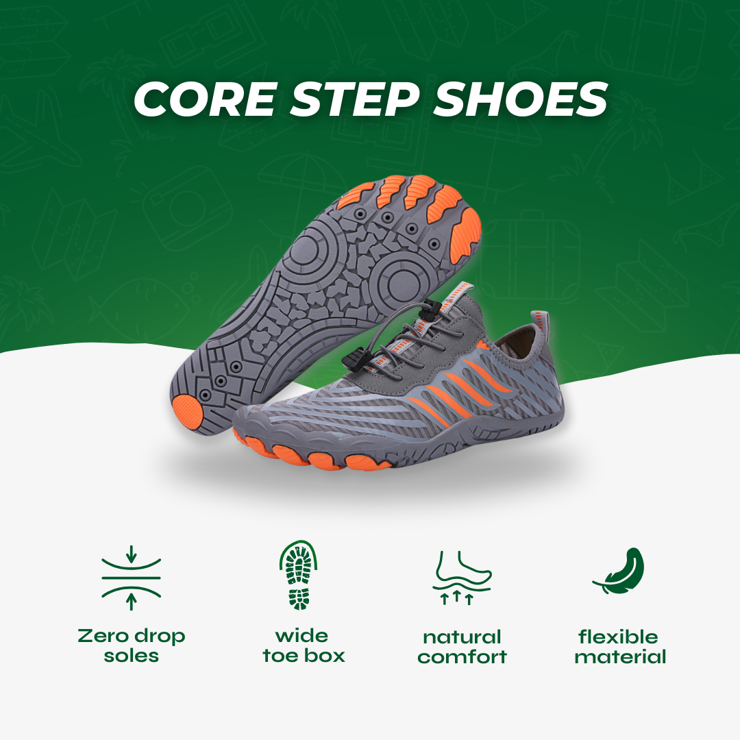 Core Step – Barfotaskor för styrka och daglig stabilitet (unisex)