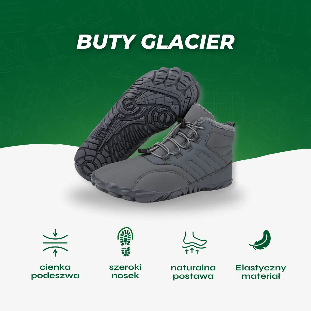 Glacier – zimowe buty Barefoot zapewniające ciepło i stabilność (unisex)